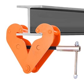 BEAMNOVA I Beam Clamp 4400lbs 2 Ton Load Capacity Heavy Duty Lifting Clamp Tool Metal for Rigging Adjustable Opening Flange