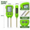 3-in-1 Digital Soil Tester – LCD Soil pH, Moisture &