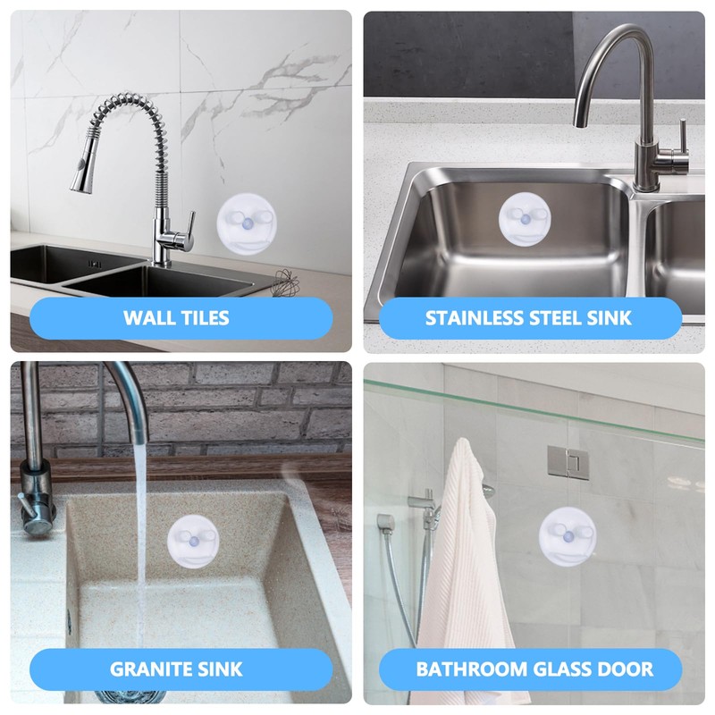 Sponge Holder, Sink Caddy for Scrub Sponges with Suction Cup