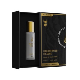 Concentrated Cologne for Men by Beard Struggle - 6x More Longer Than Traditional Colognes - Gold Collection - Asgardian Secret - Mens Cologne, 15 mL / 0.5 US. fl. oz. Glass Roller Bottle