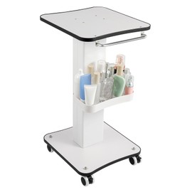 DCEHKR Beauty Machine Trolley, Esthetician Trolley Cart, Salon Spa Trolley Cart with 4 Wheels, Beauty Rolling Trolley Cart, Esthetician Beauty Trolley Cart for Beauty Instrument Storage