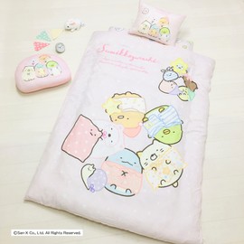 MORiPiLO Sumikkogurashi Pillow, Lizard, Polar Bear, Cat (Mochi Mochi Die-Cut Cushion) Skin-friendly Soft and Bouncy Texture, Plush Toy, Nap Pillow, Pink, 15.7 x 11.8 x 3.1 inches (40 x 30 x 8 cm