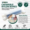 Sporn Marrow Dog Chew Bones for Aggressive Chewers, Jerky Flavor