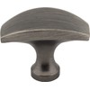 Elements 382DBAC Cosgrove Collection 1.5 Inch Rectangular Cabinet Knob, Brushed