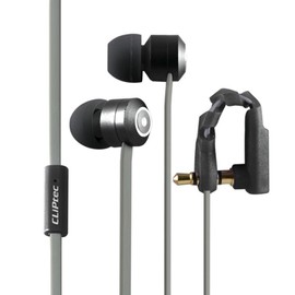 CLiPtec® Urban Curve Deep Base Noise Isolating Earphones Anti Tangle/Bend system - Black