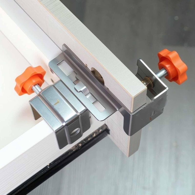 Generic 2x Cabinet Installation Clamps Woodworking Tool Heavy-duty Detachable High