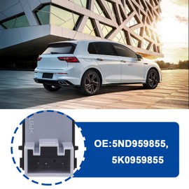 VGOL Car Passenger Side Window Switch Button 5ND959855 5K0959855 Compatible with VW Golf MK5 MK6 3 Pin Window Switch Regulator Button