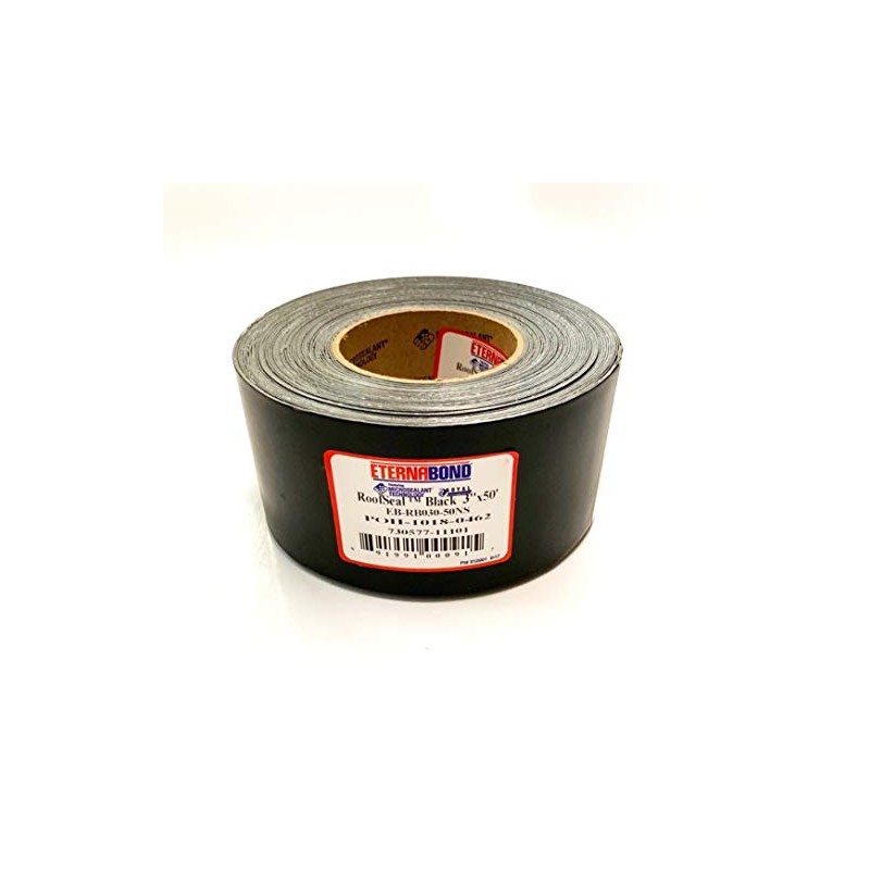 EternaBond RSB-3-50 RoofSeal Sealant Roof Repair Tape, Black (3" x