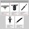Woodzdon 66pcs Wheel Fender Flare Clips Hardware Kit for Jeep