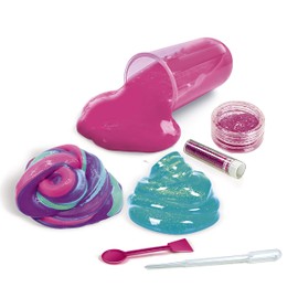 Clementoni Galileo Fun – Bunter Schleim, lustige Experimente mit klebrigen Glibber & glitzernden Substanzen, Spielzeug für Kinder ab 8 Jahren, für kleine Chemiker von Clementoni 59172