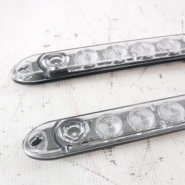 Tecniq 2 Pack Tecniq Red Low Profile Stop Turn Tail ID Bar Lights T10 TQ T10-RC00-1