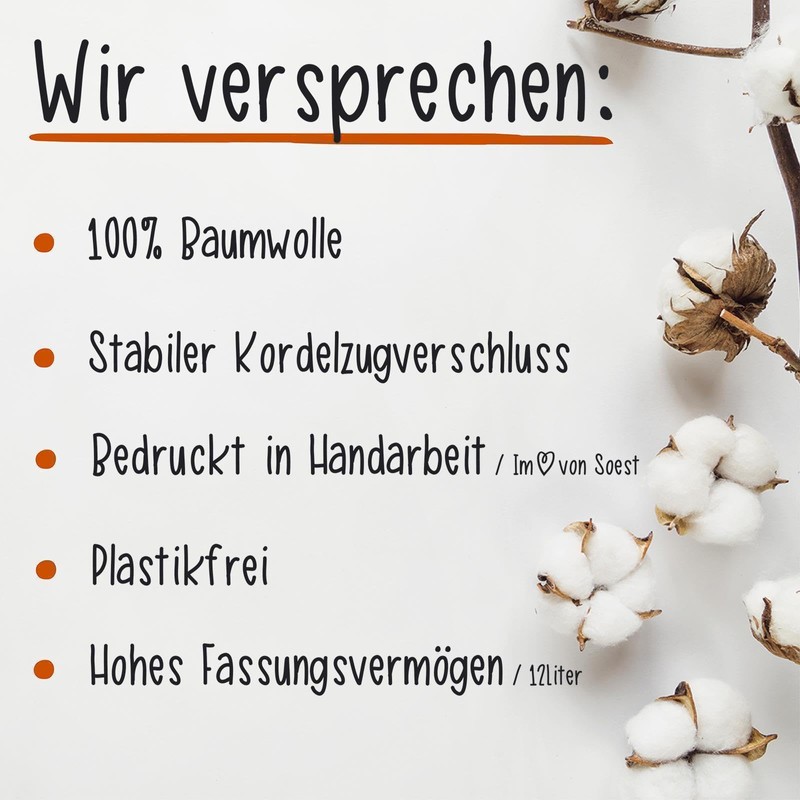 Huuraa Tasche Zirndorf verliebt Geschenk Beutel Yellow 12 Liter Baumwolle
