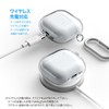 [elago] AirPods 4 Compatible Case, Transparent, Clear Cover, Carabiner Included,