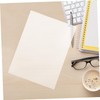 TEHAUX 100pcs Clear Plastic Laminating Sheets Protection Film High Transparency