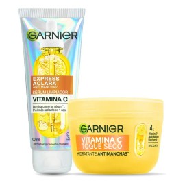 Kit Hidratante Y Serum Express Aclara Vit C Garnier