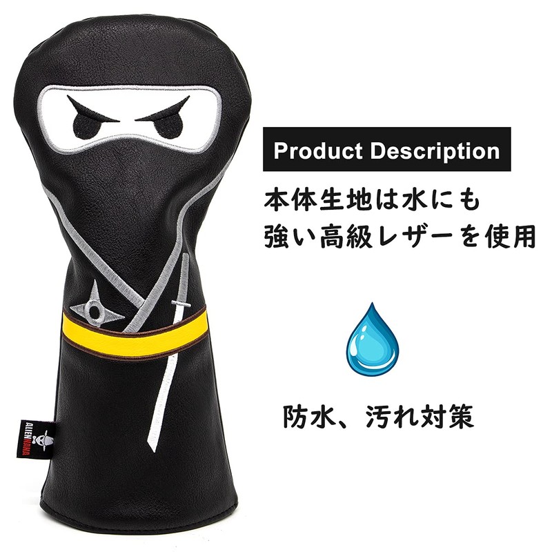 Golf Club Headcovers Ninja Golf Wood Covers Set Golf Driver