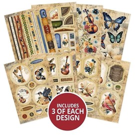 Hunkydory Crafts Vintage Melody Stickables Topper Collection