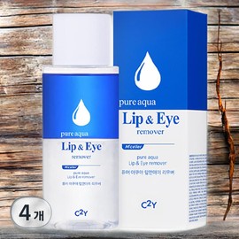 See2Y Non-irritating Remover Eye Cleansing Pure Aqua Lip & Eye Remover 4pcs 300ml / 시투와이 자극 없는 리무버 아이 전용 클렌징 퓨어 아쿠아 립앤아이 리무버 4개 300ml