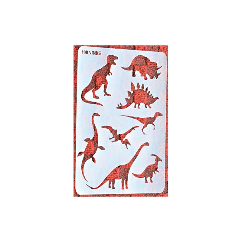 HONGBE Dinosaur Wall Stencil No 27