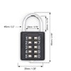 MIONI Guard Security 10 Digit Push Button Combination Padlock, 5