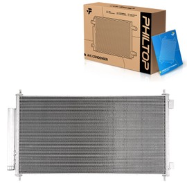 PHILTOP 3599 Air Conditioning A/C Condenser Compatible with Honda CR-V 2007 2008 2009 2010 2011 Replace# 80110SWAA01 HO3030150 73599 w/Receiver Drier