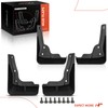 A-Premium Set of 4PCS Mud Flaps Splash Guards Mudguards Mudflaps