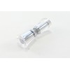 Di Vapor (R) Clear Plastic Shower Door Knob | Crystal