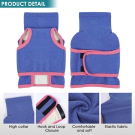 Katzinst Dog Jumper Fleece Dog Jumper Anxiety Relief and Calming Dog Jumper Winter Warm Dog Jumper Small Dogs Protect Your Dog's Neck and Ears M