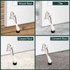 Kickdown One Touch Door Stopper 4 inch - Durable Heavy-Duty