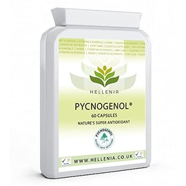 Hellenia Pycnogenol - French Maritime Pine Bark Extract 30mg - 60 Capsules