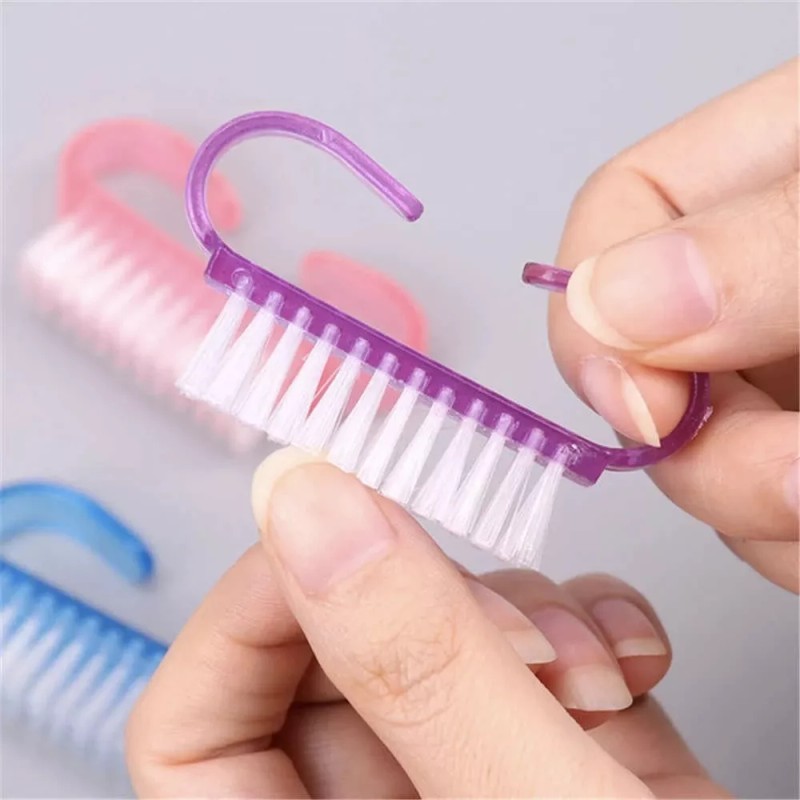 Nail Cepillos Mini Cepillo Garra Uñas Acrílicas, Manicure Y Pedicure