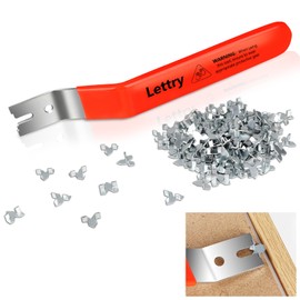 Glazier Point Driver, Glazing Push Point Driver Tool with 120 Push Points, Glazier Setting Tool for Framing Glass Picture Cross Stitch (1)