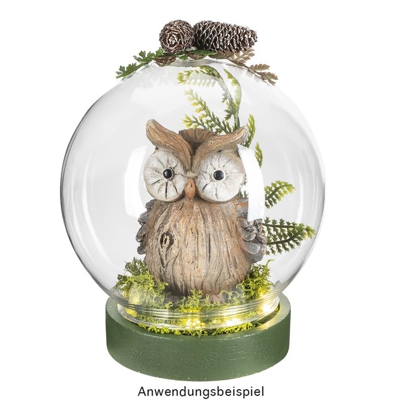 Ideen mit Herz LED Wooden Pedestal Round with Ball Diameter