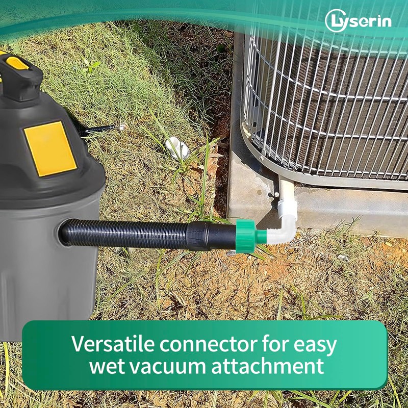 Lyserin AC Drain Line Cleaner Tool – Wet Vac Attachment