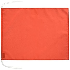 TOMAC IHP-03-05 Polyester Colored Flag with Cord, Red, 13.8 x 17.7 inches (35 x 45 cm)