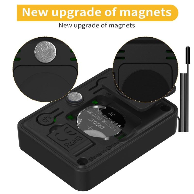 3PCS Mini Digital Hygrometer and Thermometer Reptile Thermometer with Extend