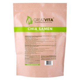 GREAT VITA GreatVita Chia Samen 800g, naturbelassen ohne Gentechnik