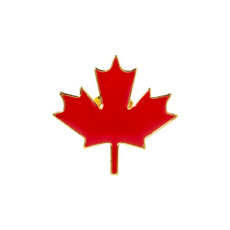 Artisan Owl Canada Canadian Red Maple Leaf Emblem Lapel Hat