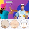 4 Pcs Textured Paint Roller Set, 9 inch Small Textured