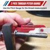 61Pcs Thread Repair Kit, UNC, UNF & Metric Thread Chaser