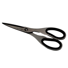 KEVNHAUN Kitchen Scissors KDS.8908 Stainless Steel for Durable and Long Lasting, Black Cookware, Cooking Shears, Nut Cracking, PVD Coating