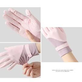 Utaly Full Finger Summer Bike Cycling Gloves for Men Women - Touchscreen Gel Pads Shock-Absorbing Road Bicycle Gloves for Outdoor Sports Biking Running Hiking