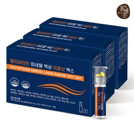 Correct multivitamin mineral liquid liquid ASOSHAM MAX 7 boxes 3 boxes a total of 21 pieces / 올바른 멀티비타민 미네랄 액상 이뮨샷 맥스 7개입 3박스 총 21개입