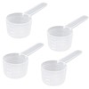 Measuring Cups Set, 40ml Plastic Scoops with Graduated Markings, 4-Piece