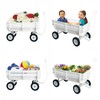 All-Terrain Cargo Wagon - White Flower Girl Wagon Pull Along