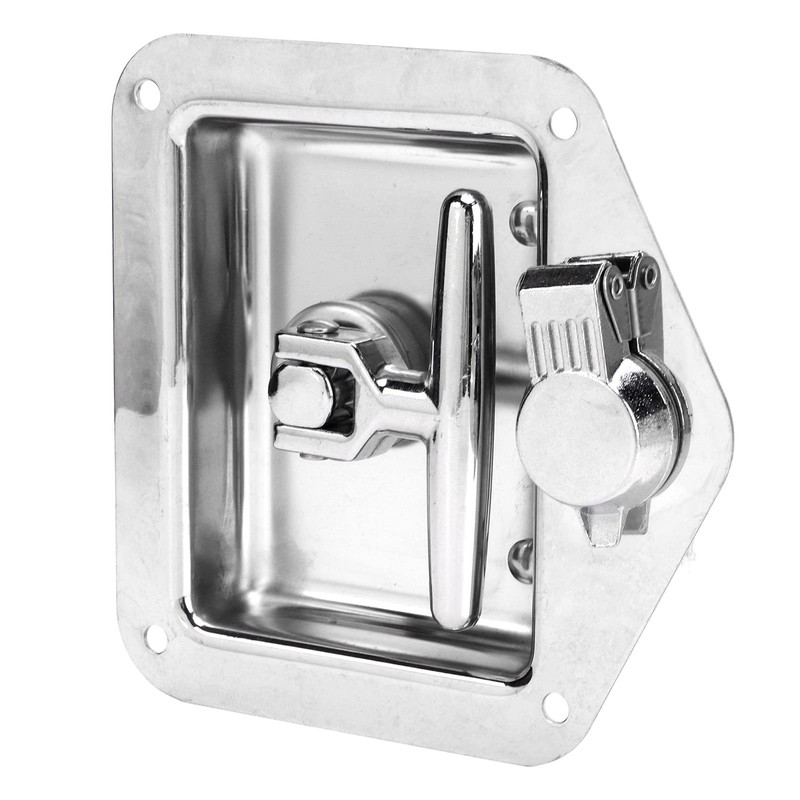 KIMISS Stainless Steel Tool Box Lock T Handle Latch -