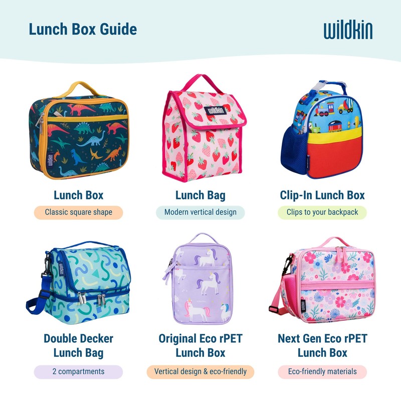Wildkin Kids Insulated Lunch Box – Durable and Reusable for