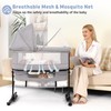Semphis Baby Bassinet, 3 in 1 Bassinets Bedside Sleeper, Adjustable