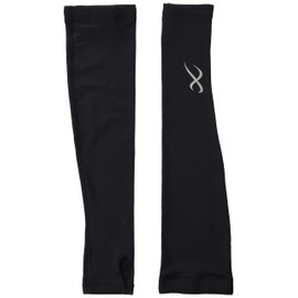 CW-X HUY421 Women's Arm Cover (Finger Hang Type), Sweat Absorbent, Quick Drying, UV Protection, Stretch, Antibacterial and Odor Resistant, bl,