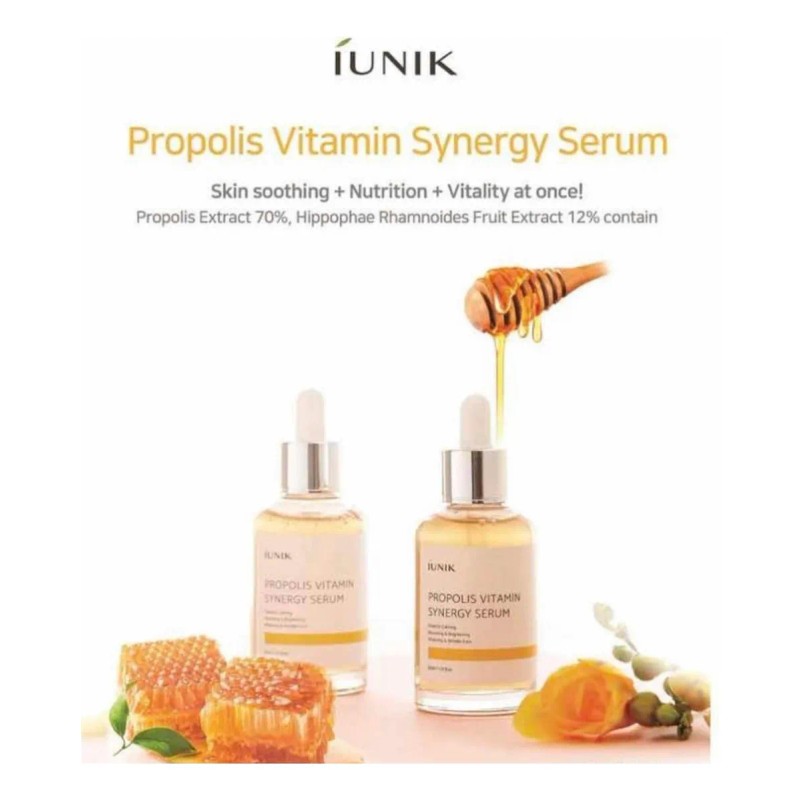 Iunik Propolis Vitamin Synergy Serum - Cosmética Coreana